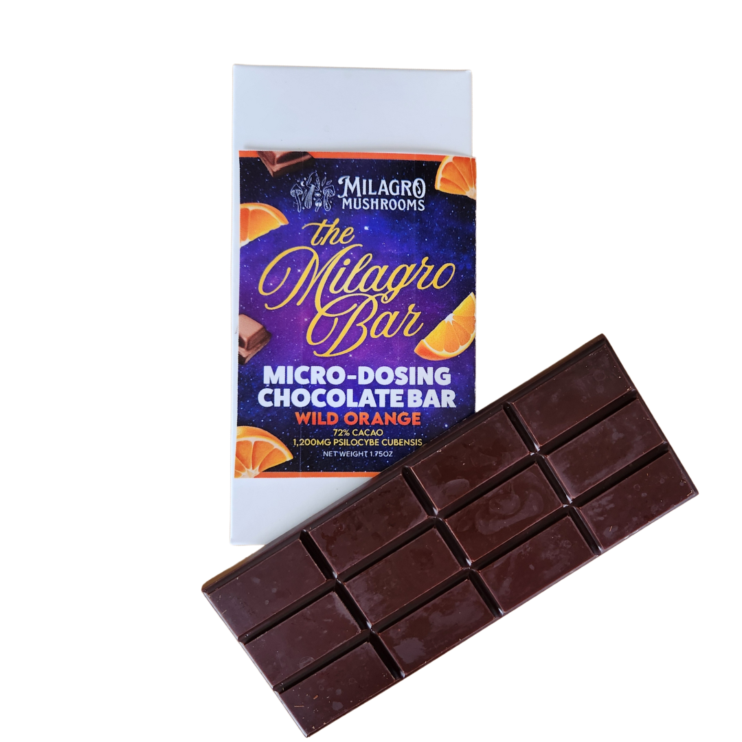 Milagro Bar - Wild Orange in Dark Chocolate