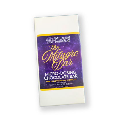 Milagro Bar - Hibiscus Flower in Dark Chocolate
