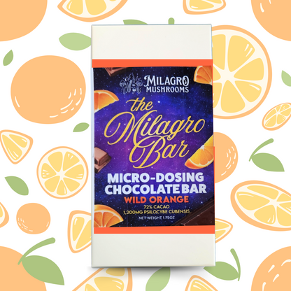 Milagro Bar -  Wild Orange in Dark Chocolate